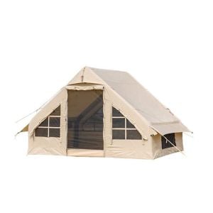 YekOutdoor Dört Mevsim Su Geçirmez 6 Kişilik Lüks Şişme Kamp Çadırı 300x210x190cm