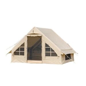 YekOutdoor Dört Mevsim Su Geçirmez 6 Kişilik Lüks Şişme Kamp Çadırı 300x210x190cm