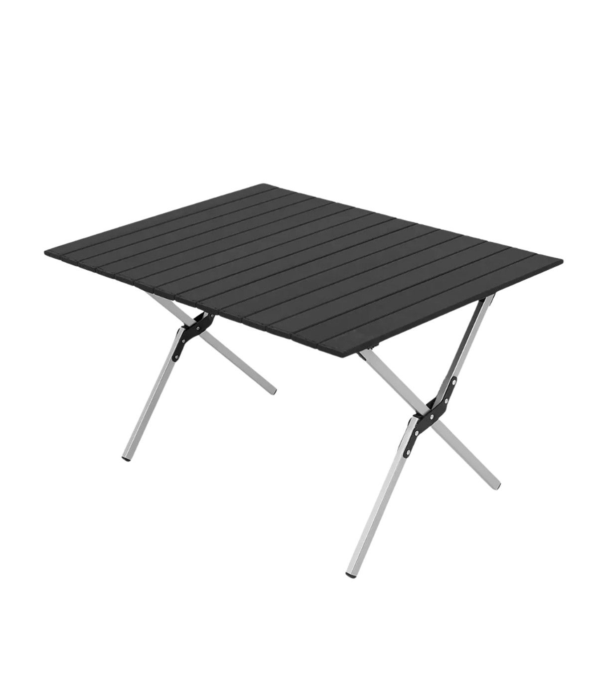 Yek Outdoor Portatif Alüminyum Kamp Masası Siyah 60x82x48cm