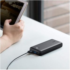 Anker A1363 PowerCore Select 20000 mAh Taşınabilir Hızlı Şarj Cihazı, PowerIQ 2.0 18W Çift Çıkışlı, Siyah