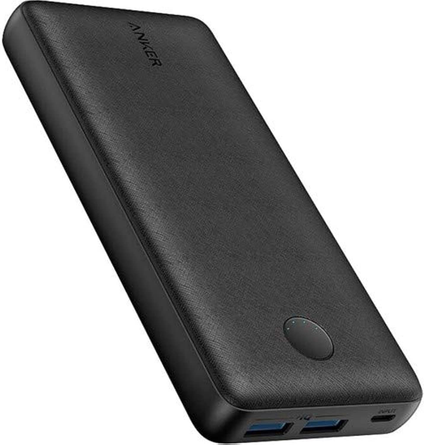 Anker A1363 PowerCore Select 20000 mAh Taşınabilir Hızlı Şarj Cihazı, PowerIQ 2.0 18W Çift Çıkışlı, Siyah