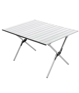 Yek Outdoor Portatif Alüminyum Kamp Masası Gri 60x82x48cm