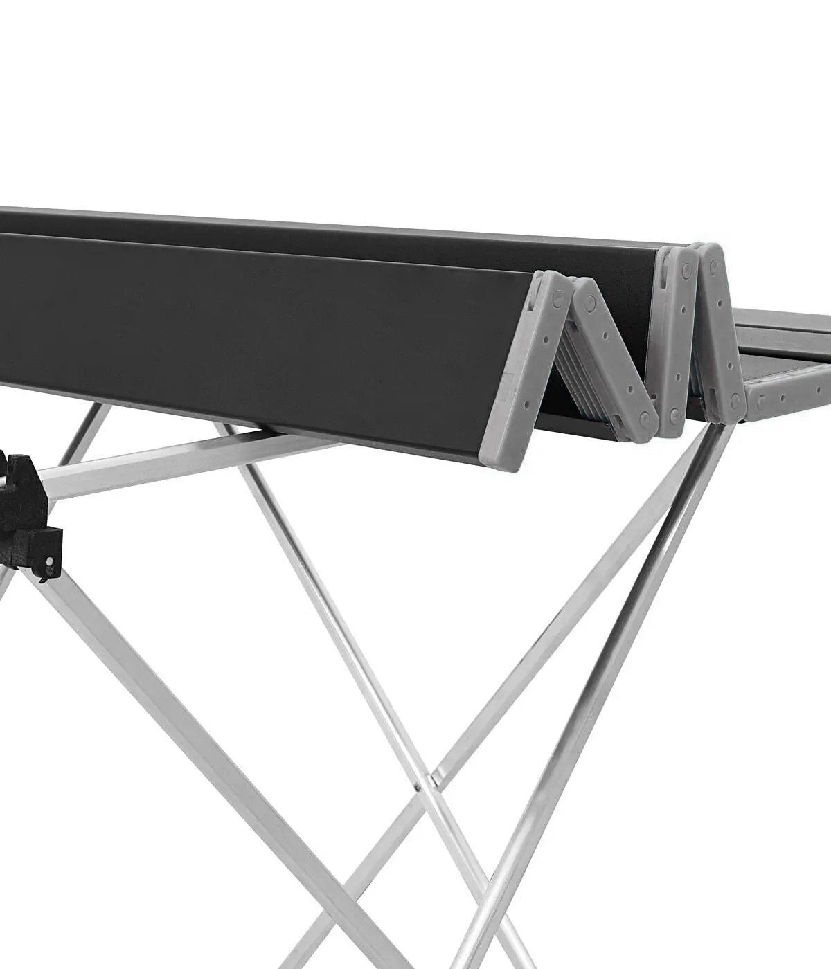 Yek Outdoor Portatif Alüminyum Katlanır Eko Kamp Masası Büyük  66x47x52cm Siyah