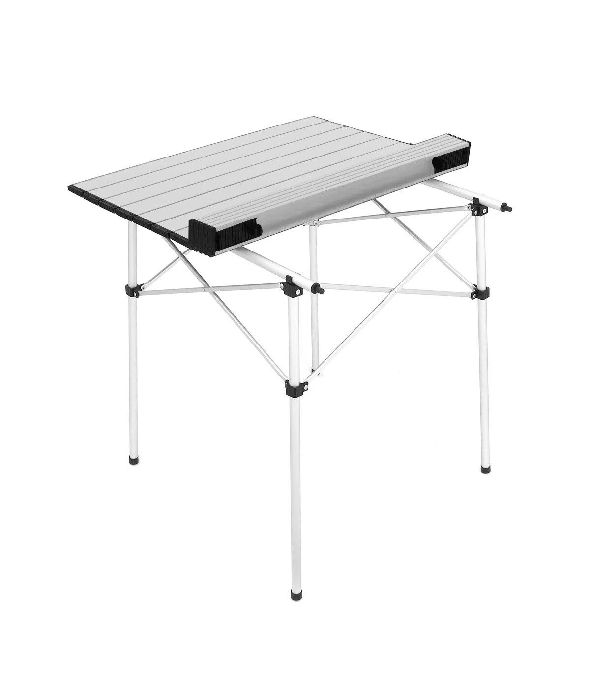 Yek Outdoor 4 Kişilik Alüminyum Kamp Masa Sandalye Seti - Gri