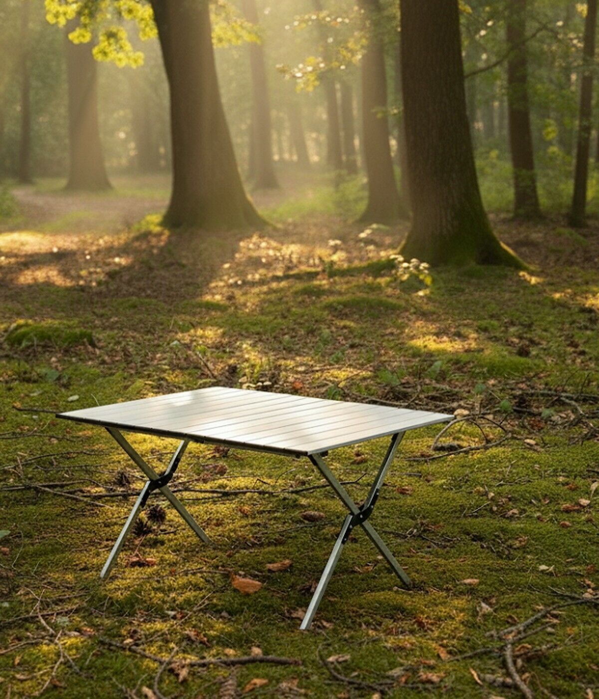 Yek Outdoor 2 Kişilik Alüminyum Kamp Masası ve Sandalye Seti