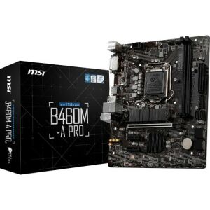 MSI B460M-A PRO Soket 1200 DDR4 2933 DVI HDMI M.2 USB 3.2 MATX Anakart