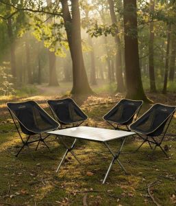 Yek Outdoor 4 Kişilik Kamp Masası ve Sandalye Seti
