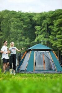 Yek Outdoor 6 Kişilik Tam Otomatik Tenteli Kamp Çadırı 270x270x170cm