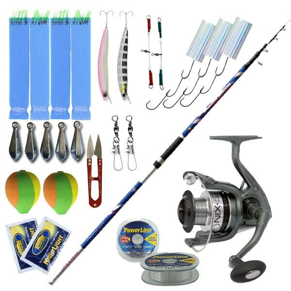 YekOutdoor Amatör Balıkçı Olta Seti Lineaeffe Power Drive 3.60Mt Up to 200gr Surf Kamışı& Lineaeffe Rapid Onix FD 50 Olta Makinesi