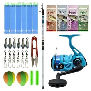 Yek Outdoor Olta Seti Kendo Sea Power Surf 4.20m 100-250gr Olta Kamışı&Kendo Ocean Cast 7000 Olta Makinesi