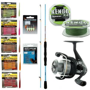 YekOutdoor Silikonlu LRF Seti Okuma Fuel Spin 213 cm 0-8 gr Lrf Kamışı&Okuma Revenger RV-25 FD Olta Makinesi