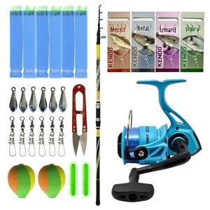 Yek Outdoor Olta Seti Kendo Spigola Surf 420cm 100-200 gr Kamış&Kendo Ocean Cast 6000 Olta Makinesi