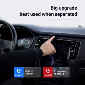 Kutu Hasarlı *Baseus T-Typed S16, Hızlı Araç Şarjı, 5 A, Bluetooth 5.0,Djital Gösterge, FM Transmitter
