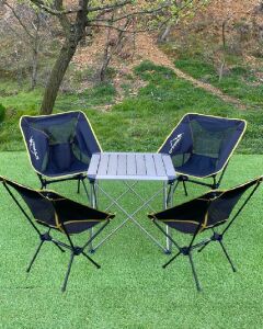 KÜÇÜK MASA + 4 PRATİK SANDALYE SET