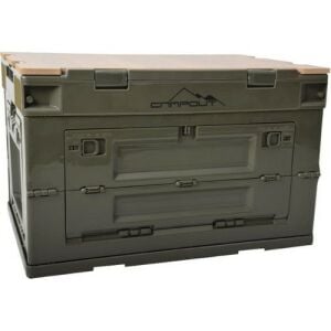 Nurgaz Katlanır Kamp Kasası Ahşap Tablalı