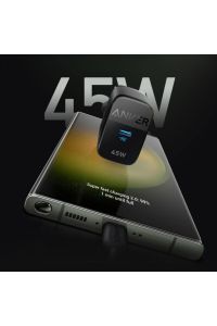 Anker 313 Samsung Pps Destekli 45w Usb-c Şarj Cihazı - A2643 - Siyah
