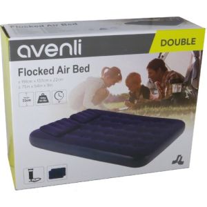 Avenli Çift Kişilik Şişme Yatak Seti 191x137x22 cm