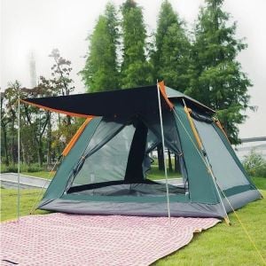 Yek Outdoor 4 Kişilik Tam Otomatik Tenteli Kamp Çadırı 240x240x160