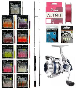 YekOutdoor ULTRA LRF Seti Savage Gear SG2 Ultra Light Game 2.13M 2-10GR &Okuma ARIA-1000a Olta Makinesi