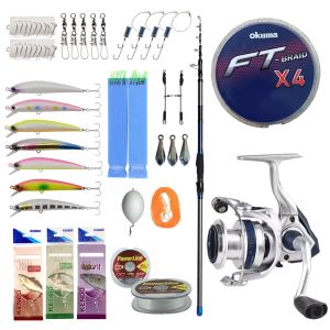 Yek Outdoor Profesyonel Hazır Olta Seti Dam Imax 3.90m 100-250gr Surf Kamışı&Okuma ARIA-8000a Olta Makinesi