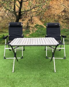 XXL MASA + 2 LÜX SANDALYE SET