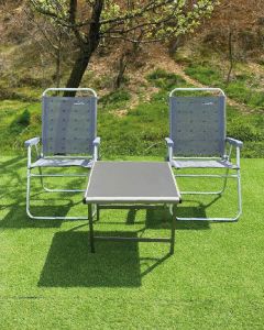 KÜÇÜK MDF +2 PLAJ SANDALYE SET