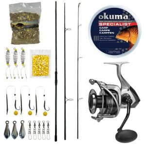 YekOutdoor Profesyonel Göl Oltası Seti Prologic C-Series 12FT 360 cm 3.5 lb 3 Parça&Okuma Tomcat TMC-6000 6+1bb Olta Makinesi