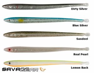 Savage gear LB Sandeel Slug 16.5 cm 5 Adet Sahte Balık