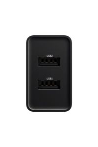 Baseus Duvar Şarj Cihazı Adaptörü 2x Usb 2.1a 10,5w