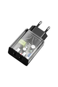 Baseus Duvar Şarj Cihazı Adaptörü 2x Usb 2.1a 10,5w