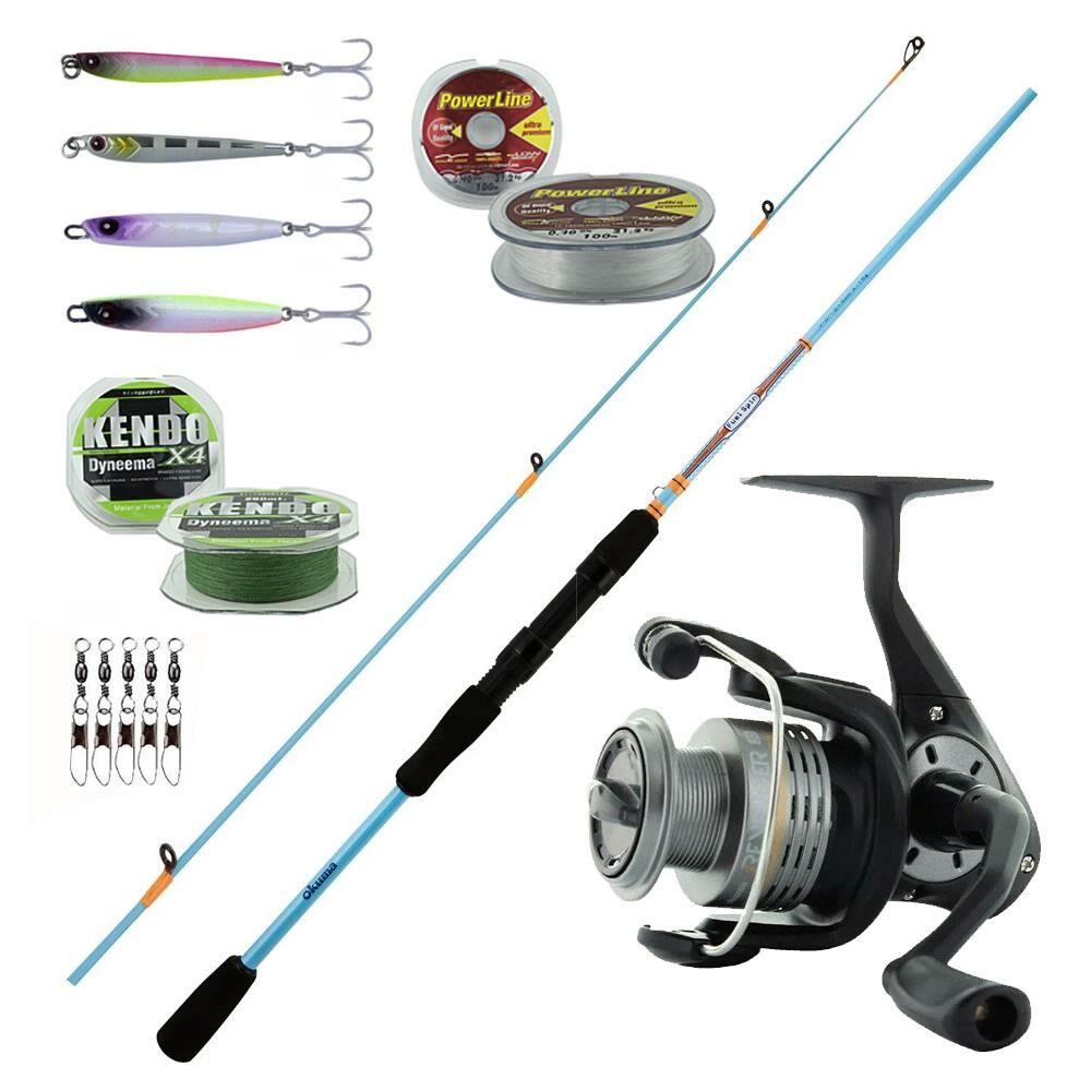 YekOutdoor Okuma Profesyonel LRF Seti Okuma Fuel Spin 213 cm 0-8 gr Lrf Kamışı&Okuma Revenger RV-25 FD Olta Makinesi