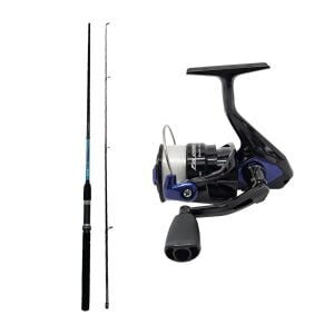 Yekoutdoor Spin Olta Seti Okuma G-Power Spin 9' 270CM 7-35 gr 2 Parça Spin Kamışı&okuma Fin Chaser x FNX-40BL Blue 1bb Olta Makinesi