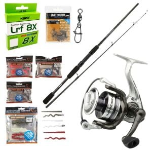 YekOutdoor Okuma LRF Olta Seti Okuma Wave Power 228 cm 2-12 gr Lrf Kamışı&Dam Quick Impressa 3 2500 FD 2+1BB Olta Makinesi