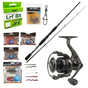 YekOutdoor Okuma LRF Olta Seti Okuma Wave Power 228 cm 2-12 gr Lrf Kamışı&Dam Quıck 2 2000 Fd 5+1 BB Olta Makinesi