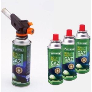 Orcamp CX-500 Çakmaklı Kartuş Pürmüz ve 4 Adet 227 gr Kartuş Pürmüz Set