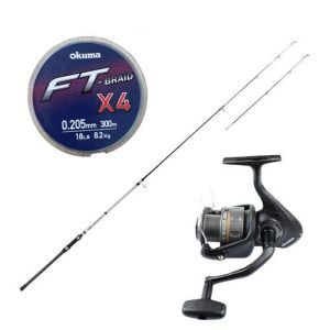 YekOutdoor Tekne Oltası Seti Okuma Classic UFR Tele Boat 5' 150cm 120G Bot Kamışı-Okuma Revenger RV-55 FD Olta Makinesi
