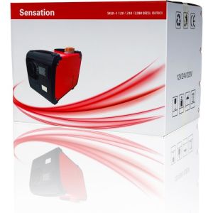 Sensation 5 Kw Webasto Muadili Taşınabilir Dizel Isıtıcı (12V-220V) Kırmızı