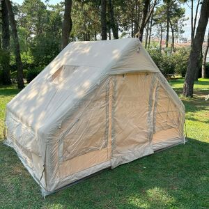 Yek Outdoor 210D Oxford 6 Kişilik 4 Mevsim Soba Çıkışlı Şişme Kamp Çadırı – Pompalı, 210x300x190 cm