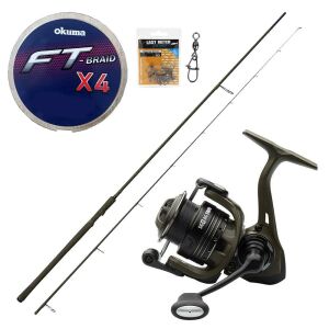 YekOutdoor Spin Olta Seti Savage gear SG4 Shore Game 9' 274 cm 15-42G 2 Parça&Savage Gear SG4C 4000 FD 10+1BB Olta Makinesi