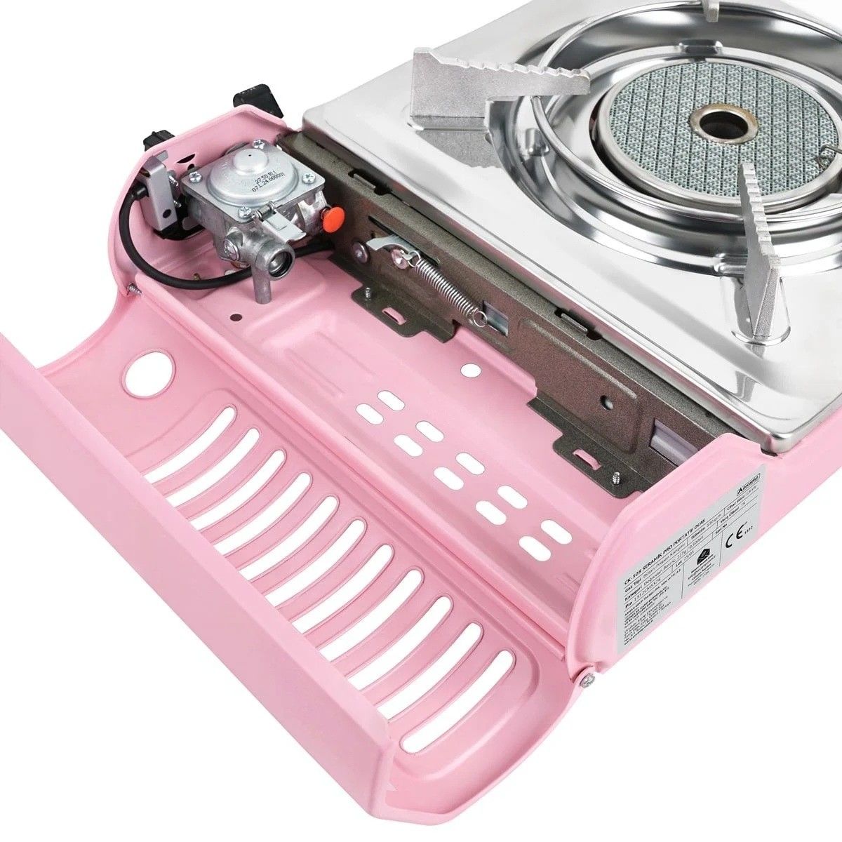 Orcamp Seramik Pro Portatif Ocak Pembe