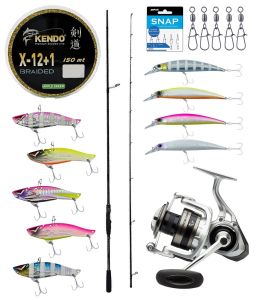 Yek Outdoor Pro Spin Seti Okuma Hakai Super Light Spin 8'11'' 271cm 10-40gr 2 Parça Olta Kamışı-Savage Gear SGS6 4000 FD Olta Makinesi