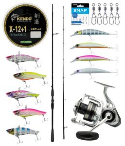 Yek Outdoor Pro Spin Seti Okuma Psycho Stick Game 274cm Ex-Fast 15-40gr 2 Parça Olta Kamışı&Savage Gear SGS6 4000 FD Olta Makinesi