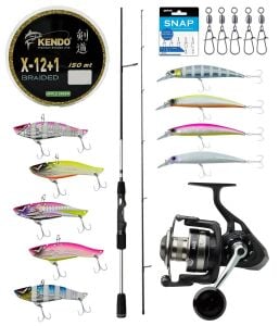Yek Outdoor Pro Spin Seti Okuma Helios SX Spin 2,70cm 15-45 gr 2 Parça Spin Kamışı&Savage Gear SGS8 4000 FD 8+1BB Olta Makinesi