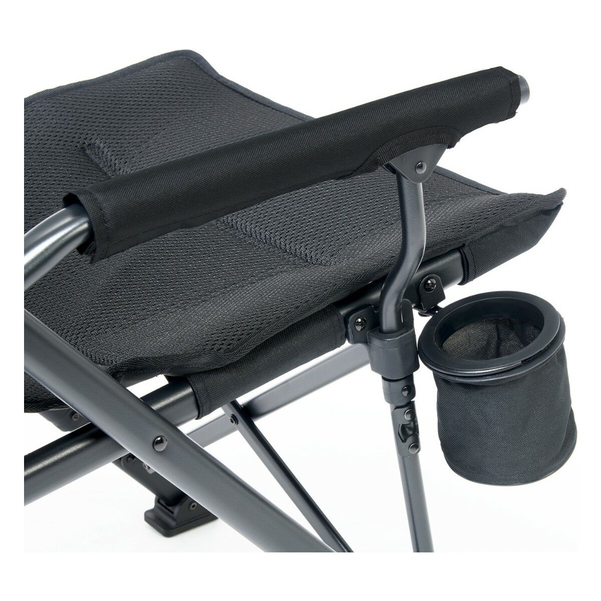 Roxy Comfort+ Black Edition Yüksek Konforlu Katlanır Kamp Sandalyesi