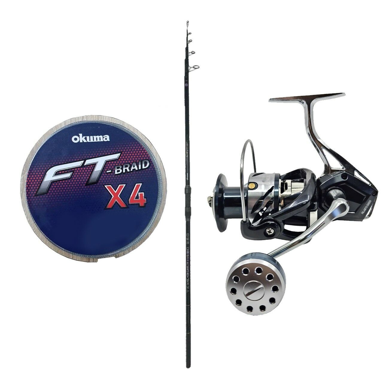 YekOutdoor Profesyonel Olta Seti Okuma Ceymar Tele surf 4.30M Surf Kamışı&Kendo Palamita 6000 Olta Makinesi