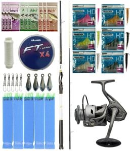 Yek Outdoor Hazır Tekne Oltası Seti Okuma Wave Boat 180H 2 Parça Tekne Kamışı&Kendo Azurro 5000 Olta Makinesi