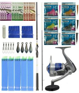 Yek Outdoor Hazır Tekne Oltası Seti Okuma Wave Boat 180H 2 Parça Tekne Kamışı&Kendo Sea Power 5000 Olta Makinesi