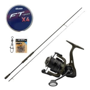 YekOutdoor Spin Olta Seti Savage Gear SG4 Light Game 8'3''/2.51 m 3-14 gr 2 Parça&Savage Gear SG4C 4000 FD 10+1BB Olta Makinesi