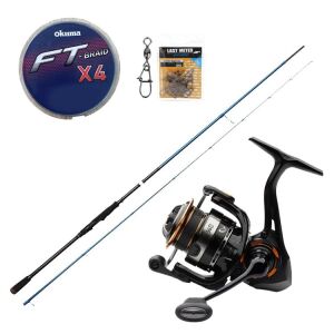 Yek Outdoor Spin Olta Seti Savage Gear SGS2 All-Around 8'3''/2.51m 10-35 gr 2 Parça&Savage Gear SG8 3000 FD 10+1BB Olta Makinesi