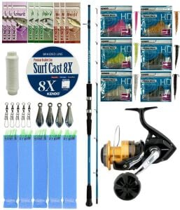 Yek Outdoor Hazır Tekne Oltası Seti Shimano Kamış Alivio Boat Quiver 1,80m 50-150g 2pc&Shimano Makina Socorro 6000 SW